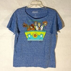 Cartoon Network Scooby Doo Mystery Machine Crop Top T Shirt Tee
